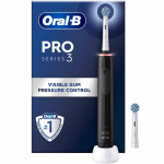 Oral B Eltandborste Pro3 Black + Extra Refill Oral B Eltandborste Pro3 Black + Extra Refill