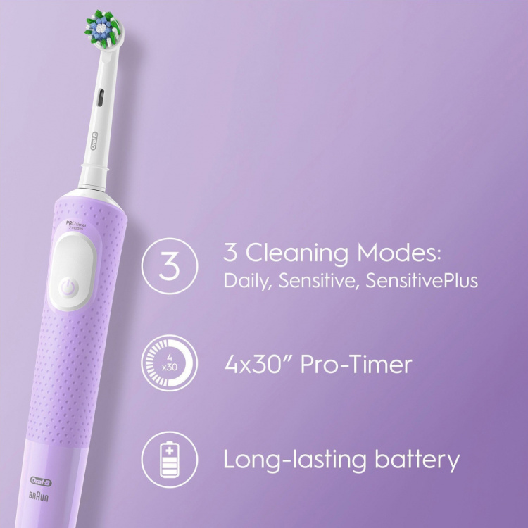 Oral B Vitality Pro Purple -sähköhammasharja, violetti