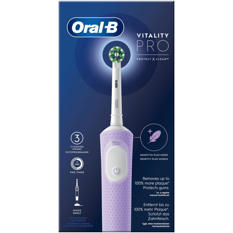 Oral B Vitality Pro Purple -sähköhammasharja, violetti