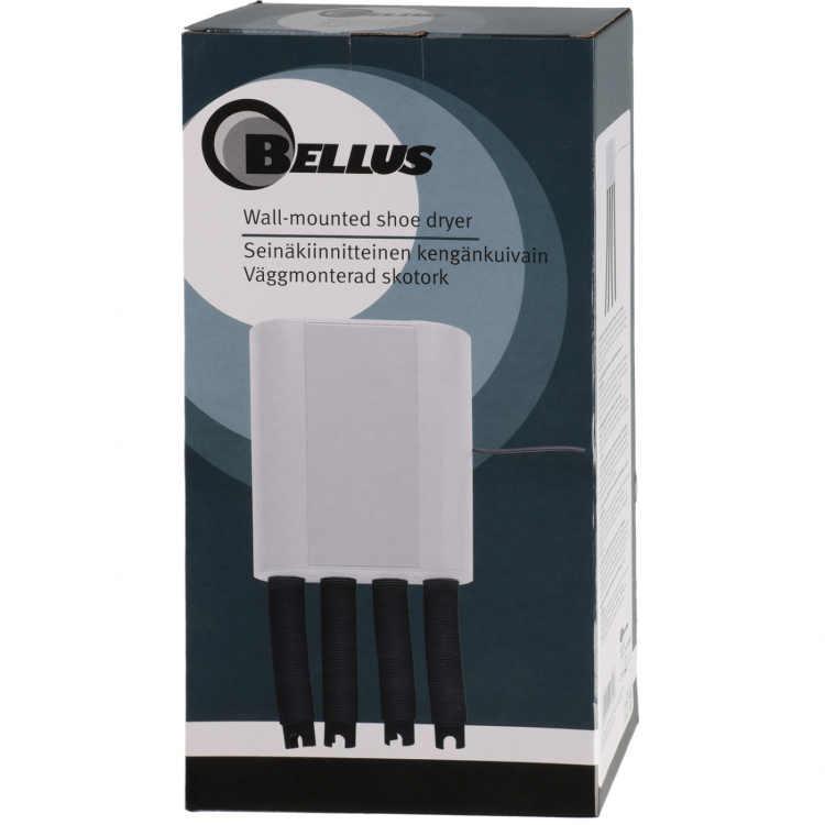 Bellus Skotork 350Watt 4st slangar för torkning av 2st par skor samtidigt