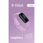 Fitbit Inspire 3, Black/Lilac Bliss Fitbit Inspire 3, Black/Lilac Bliss