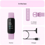 Fitbit Inspire 3, Black/Lilac Bliss Fitbit Inspire 3, Black/Lilac Bliss