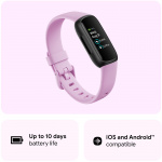 Fitbit Inspire 3, Black/Lilac Bliss Fitbit Inspire 3, Black/Lilac Bliss