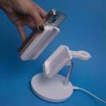 Forever MACS-100 - 5in1 langaton latausasema ja kannettava Qi-virtapankki 5000mAh, Valkoinen