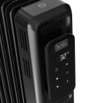 BLACK+DECKER Öljylämmitin Digital 2000W Musta