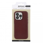 Buffalo Back cover PU MagSeries iPhone 15 Pro Brown Buffalo Back cover PU MagSeries iPhone 15 Pro Brown