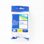 Brother Tape TZE-253 24mm Blå på Vit Brother Tape TZE-253 24mm Blå på Vit
