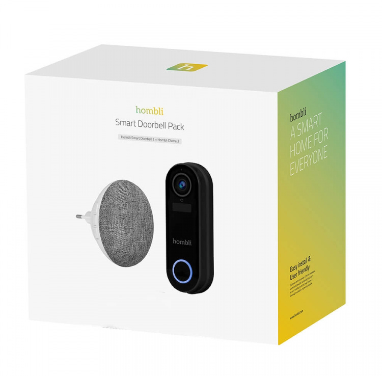 HOMBLI Smart Doorbell Pack Black
