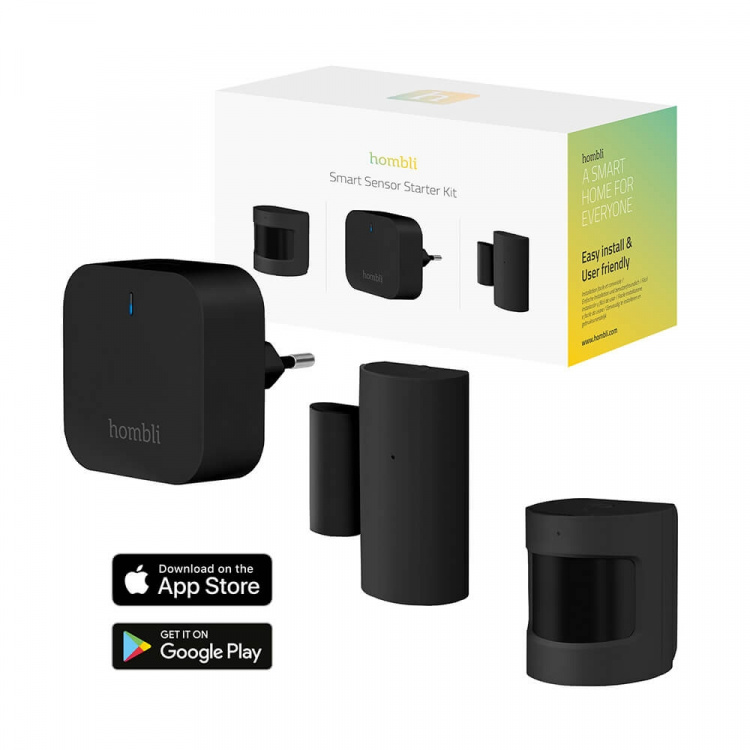 HOMBLI Smart Bluetooth Sensor Starter Kit Black HOMBLI Smart Bluetooth Sensor Starter Kit Black