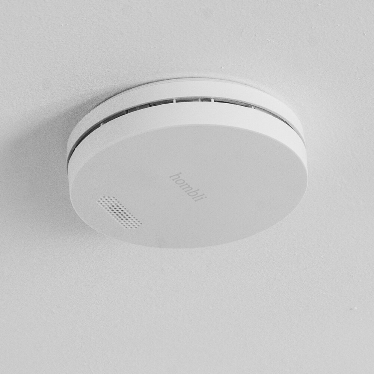 HOMBLI Smart Smoke Detector White Promo 3-Pack