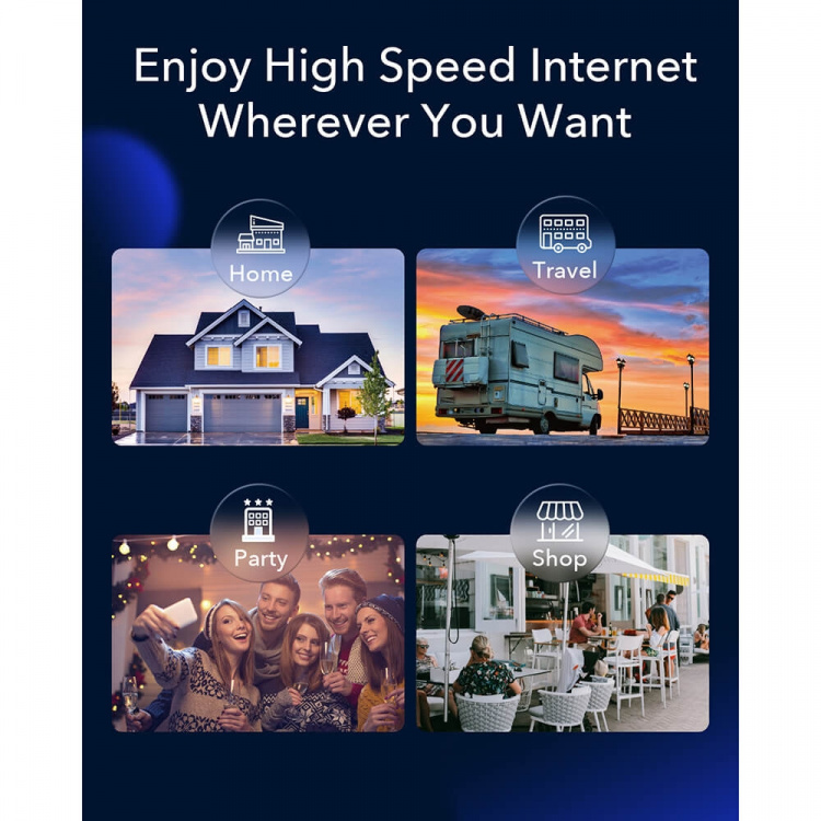 CUDY 4G Router LT12 CAT12/WF6 AC1200 Gigabit 2xSIM CUDY 4G Router LT12 CAT12/WF6 AC1200 Gigabit 2xSIM