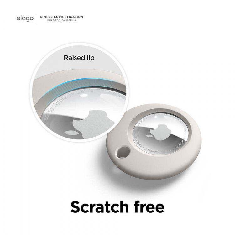 ELAGO Basic Key Chain for AirTag Stone