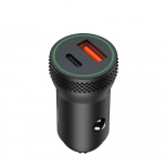 XO CC33 - Autolaturi PD QC 3.0, 18W, 1x USB, 1x USB-C, musta XO CC33 - Autolaturi PD QC 3.0, 18W, 1x USB, 1x USB-C, musta