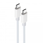 Maxlife MXUC-05 Latauskaapeli USB-C - USB-C, 2m 60W, valkoinen Maxlife MXUC-05 Latauskaapeli USB-C - USB-C, 2m 60W, valkoinen