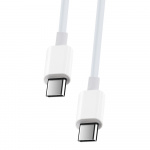 Maxlife MXUC-05 Latauskaapeli USB-C - USB-C 2.0 m 100W, valkoinen