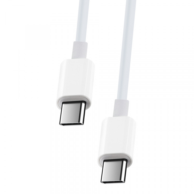 Maxlife MXUC-05 Latauskaapeli USB-C - USB-C 2.0 m 100W, valkoinen