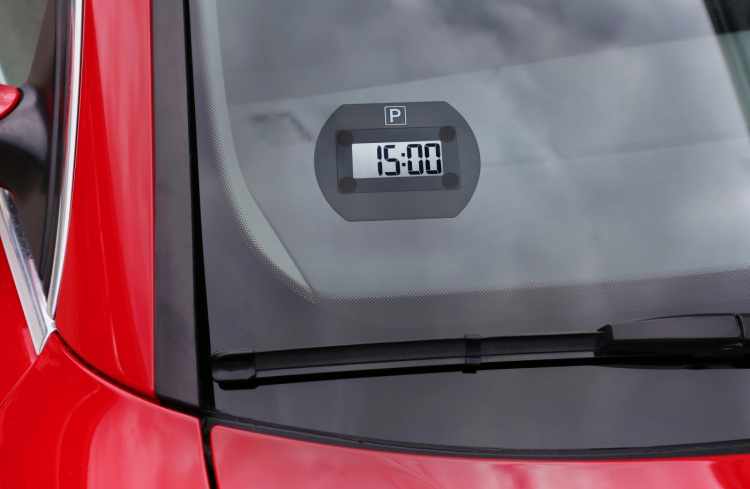 Needit Park Lite 2 -automaattinen pysäköintikiekko, musta