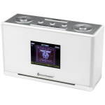 Soundmaster UR240SW DAB+/FM radio med snabbval och klockradio-funktion