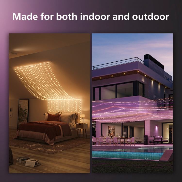 Philips Hue Festavia ljusslinga Inom-/utomhus 500 LED 40m