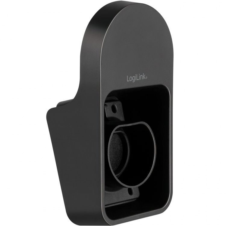 LogiLink Vägghållare för kabel och Typ 2-kontakt