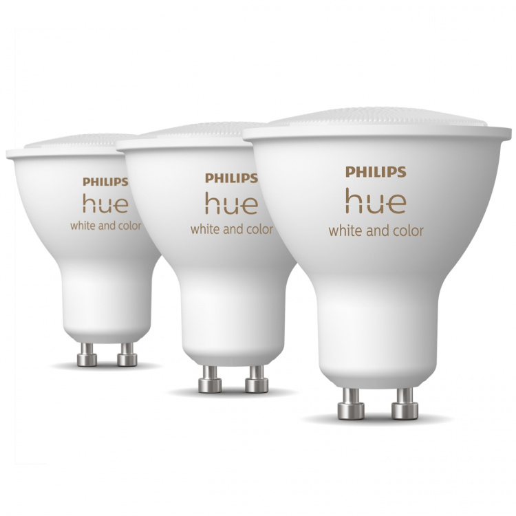 Philips Hue White and Color Ambiance GU10 3-pack Philips Hue White and Color Ambiance GU10 3-pack