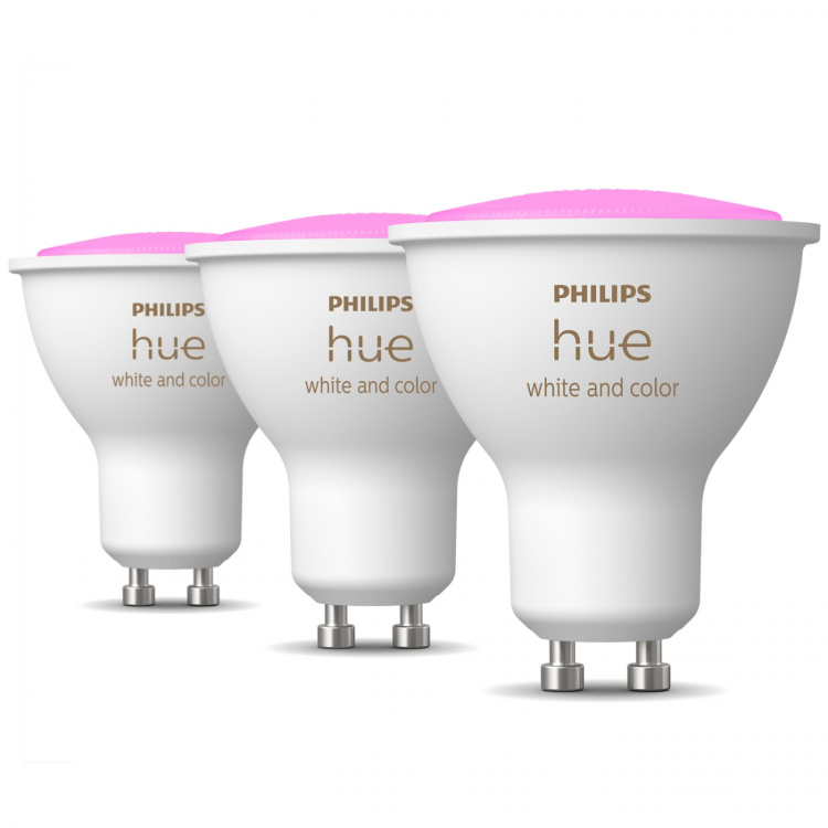 Philips Hue White and Color Ambiance GU10 3-pack Philips Hue White and Color Ambiance GU10 3-pack