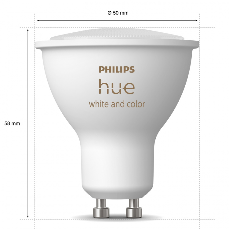 Philips Hue White and Color Ambiance GU10 3-pack Philips Hue White and Color Ambiance GU10 3-pack