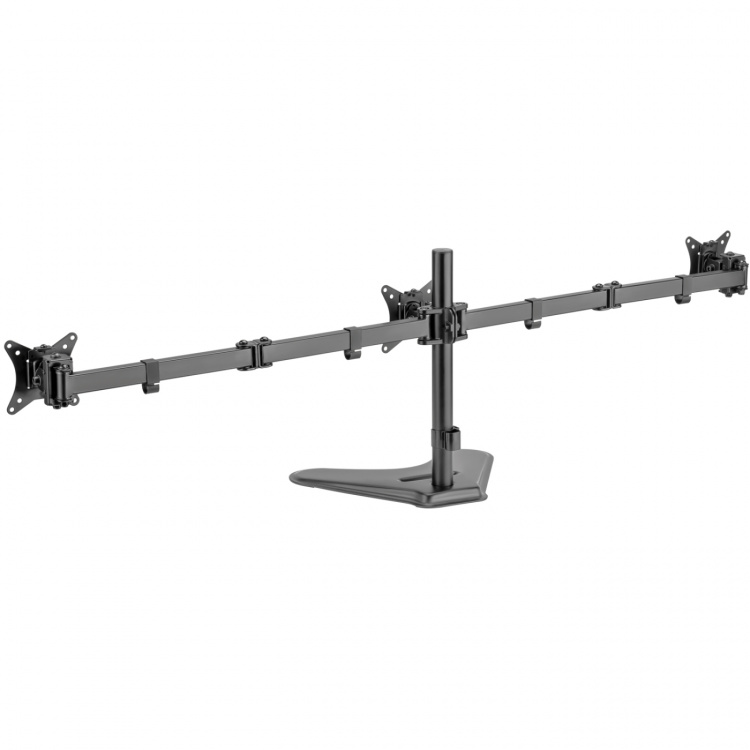 LogiLink Monitorställ/fot trippel 17-27