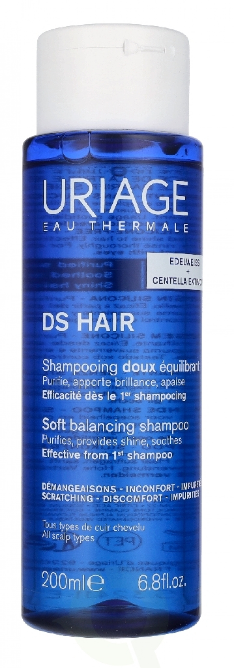 Uriage DS Hair Soft Balancing Shampoo 200 ml