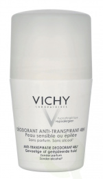 Vichy Deo Antiperspirant 48H Roll On White Cap 50 ml
