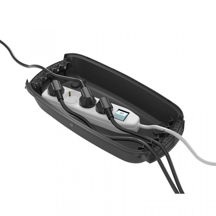 D-LINE Outdoor Cable Box Weatherproof Black D-LINE Outdoor Cable Box Weatherproof Black