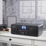 HAMA Radio FM/DAB+/CD/BT Internetradio DIR1570CBT Black