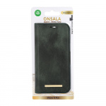 ONSALA Eco Wallet 2 card Recycled MagSerie iPhone 15 Plus Dark Green