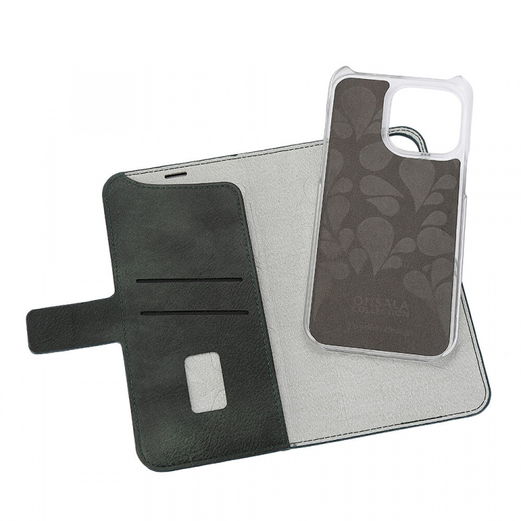 ONSALA Eco Wallet 2 card Recycled MagSerie iPhone 15 Pro Dark Green ONSALA Eco Wallet 2 card Recycled MagSerie iPhone 15 Pro Dark Green