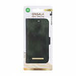 ONSALA Eco Wallet 2 card Recycled MagSerie iPhone 15 Pro Dark Green ONSALA Eco Wallet 2 card Recycled MagSerie iPhone 15 Pro Dark Green