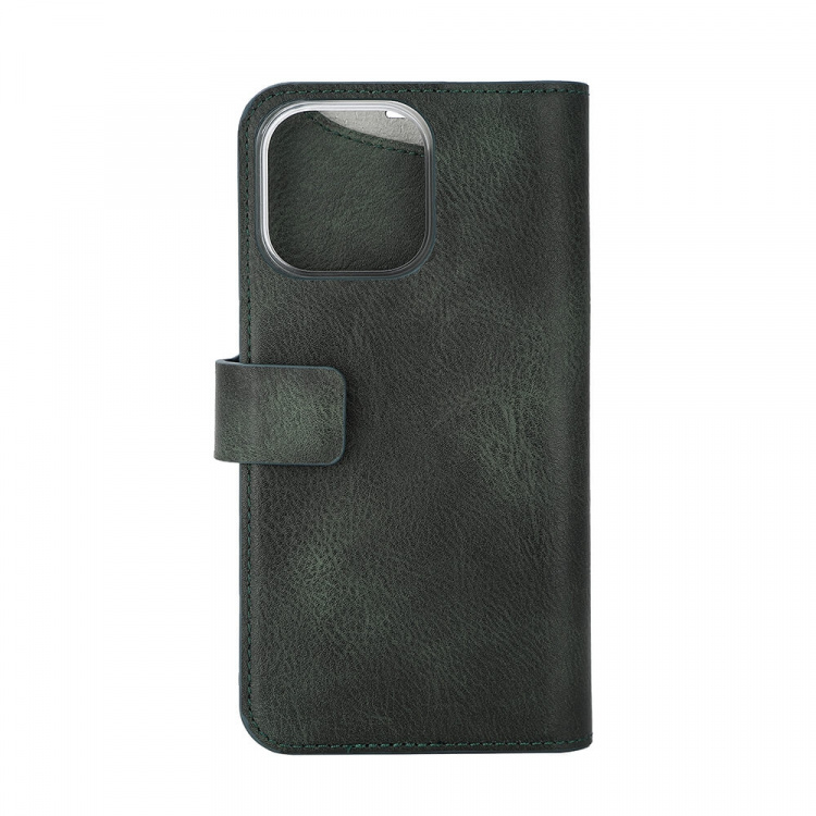 ONSALA Eco Wallet 2 card Recycled MagSerie iPhone 15 Pro Max Dark Green