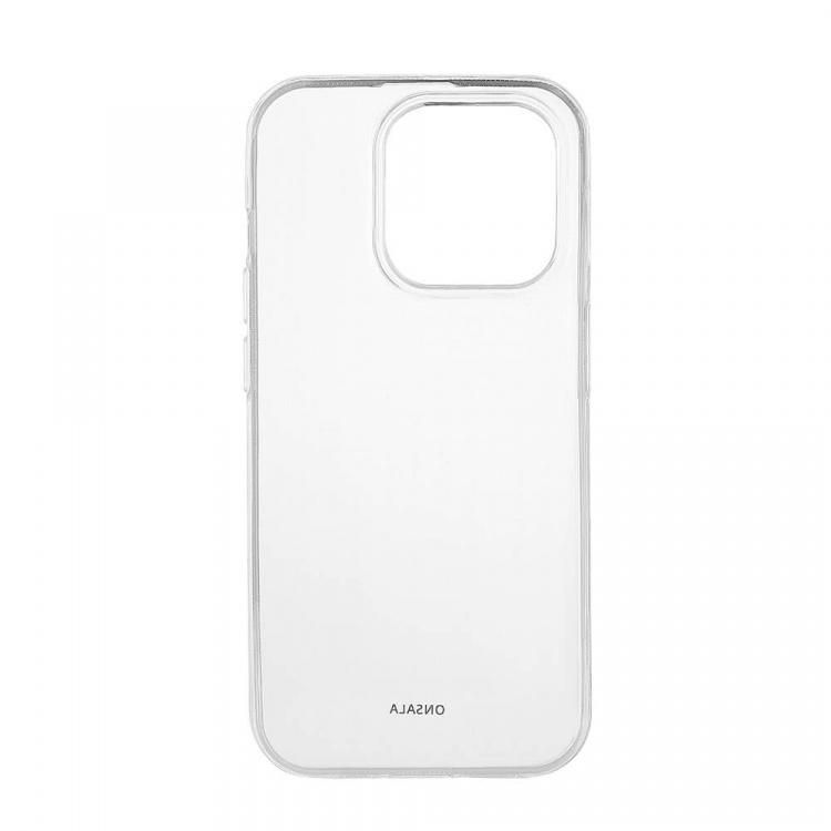 ONSALA Back Recycled Clear Case TPU iPhone 15 Pro Clear