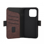 GEAR Classic 3 card Recycled MagSerie iPhone 15 Pro Brown