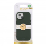 ONSALA Back Sil Touch Recycled MagSerie iPhone 15 Olive Green