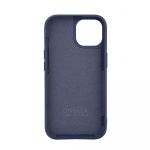 ONSALA Back Sil Touch Recycled MagSerie iPhone 15 Dark Blue