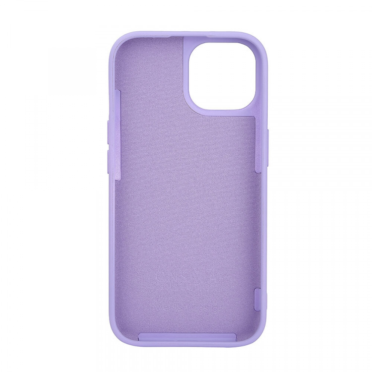 ONSALA Back Sil Touch Recycled MagSerie iPhone 15 Purple
