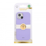 ONSALA Back Sil Touch Recycled MagSerie iPhone 15 Purple