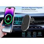 Gear MagSerie Puhelinpidike Airwent MagSafe lataus 15W Langaton Gear MagSerie Puhelinpidike Airwent MagSafe lataus 15W Langaton