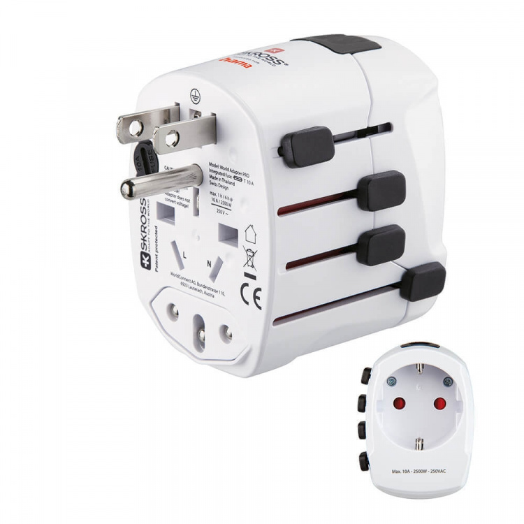 HAMA World Travel Adapter Pro EU-WORLD 3-pin