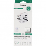 HAMA World Travel Adapter Pro EU-WORLD 3-pin