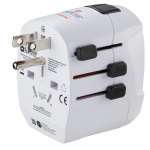 HAMA World Travel Adapter Pro Light USB 3-pin