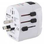 HAMA World Travel Adapter Pro Light USB 3-pin