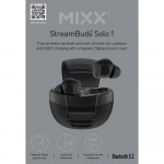 MIXX Headphone Solo 1 In-Ear TWS Black MIXX Headphone Solo 1 In-Ear TWS Black