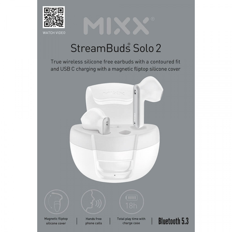 MIXX Headphone Solo 2 In-Ear TWS White
