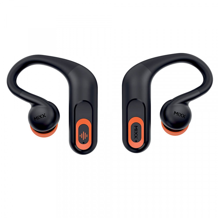 MIXX Headphone Sports Charge In-Ear Hook TWS Black/Orange